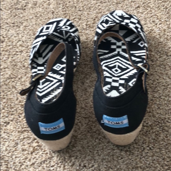 Toms Platform Wedge Aztec - Picture 3 of 8
